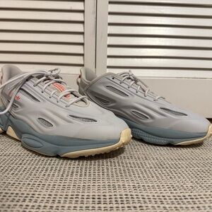 Adidas Gray and Blue Sneakers